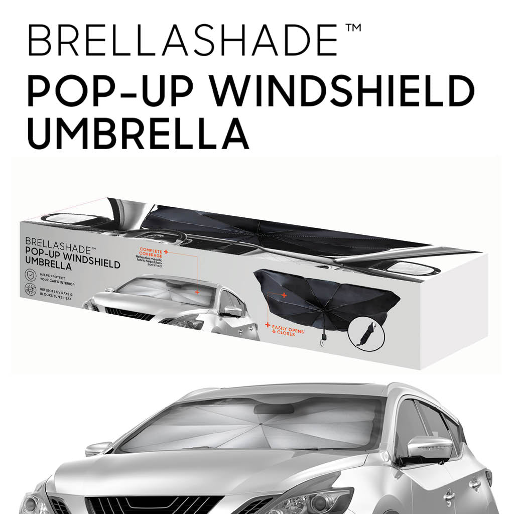 BrellaShade Windshield Sunshade - Keeps Car Cool, Protects Interior -  Instant Coverage in the Windshield Sunshades department at