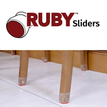 Load image into Gallery viewer, Ruby Sliders - Protect your Floors
